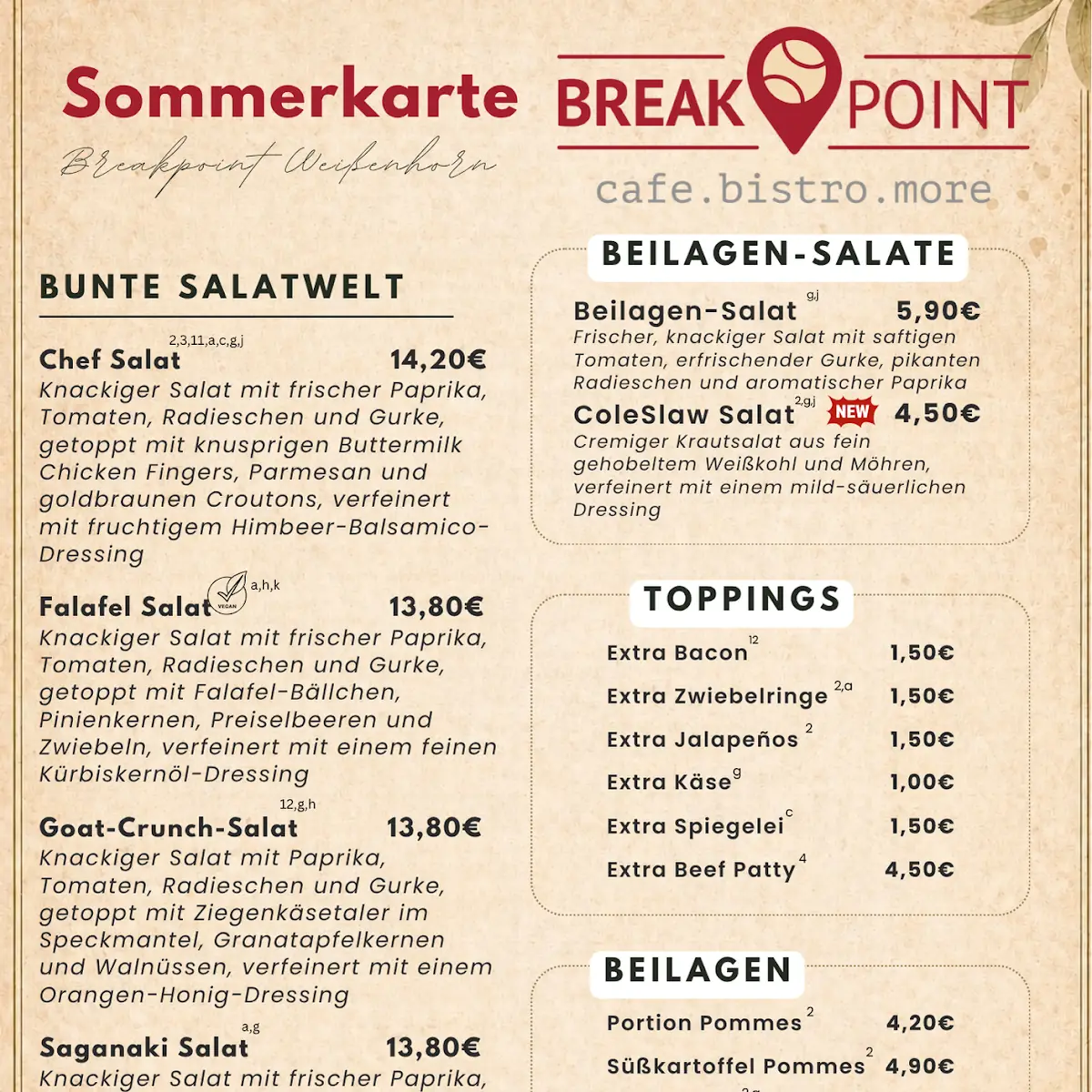 Speisekarte photo 5