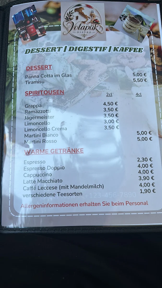 Speisekarte photo 1
