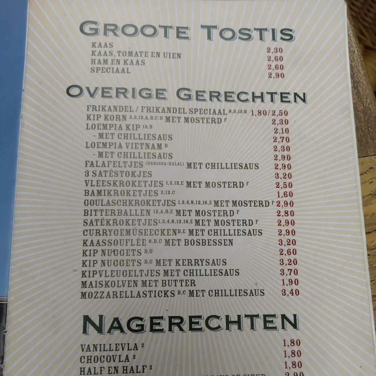 Speisekarte photo 3