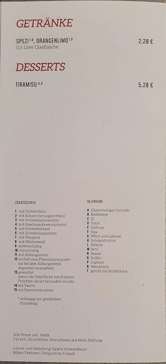 Speisekarte photo 3