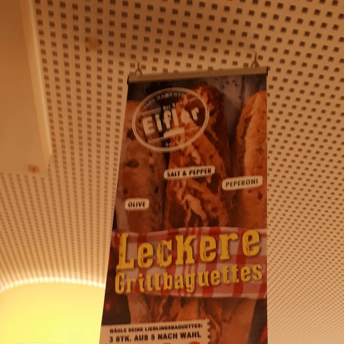 Speisekarte, Der Bäcker Eifler