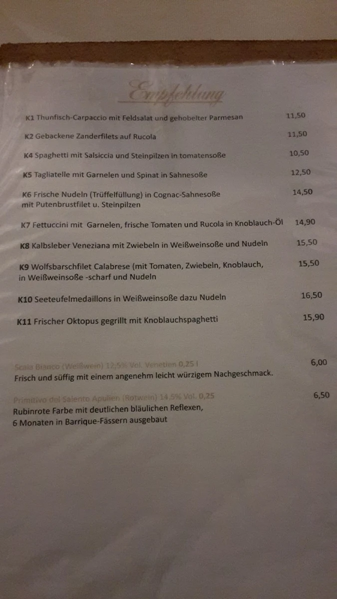Speisekarte photo 1