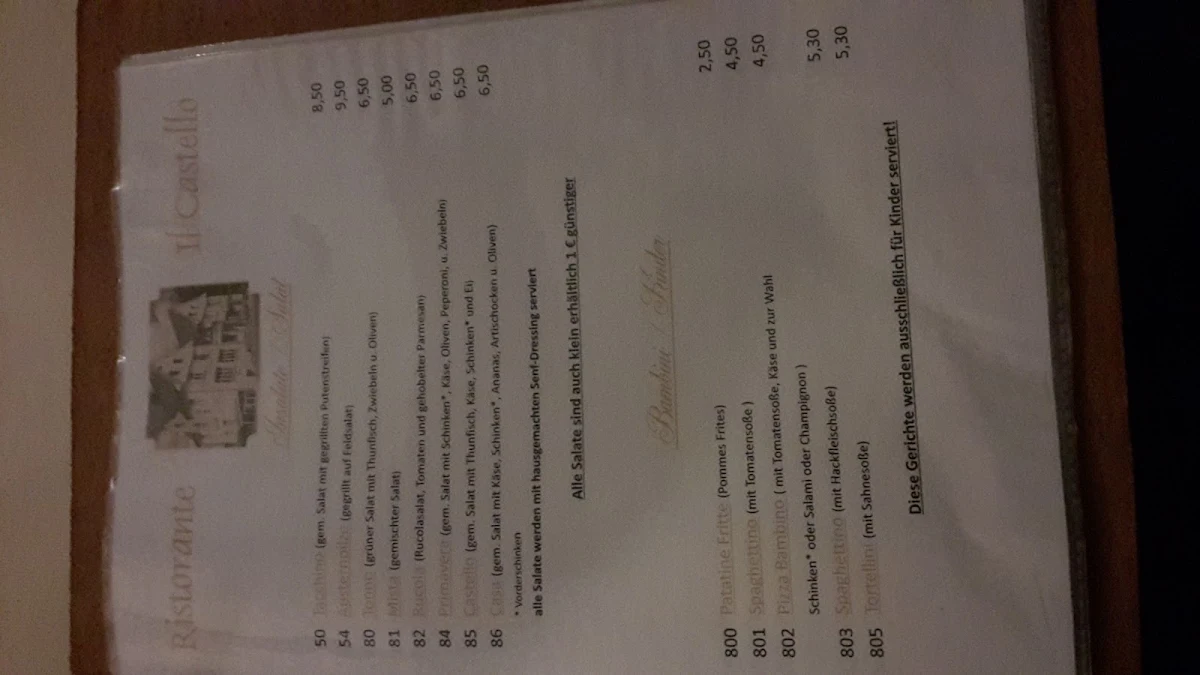 Speisekarte photo 2