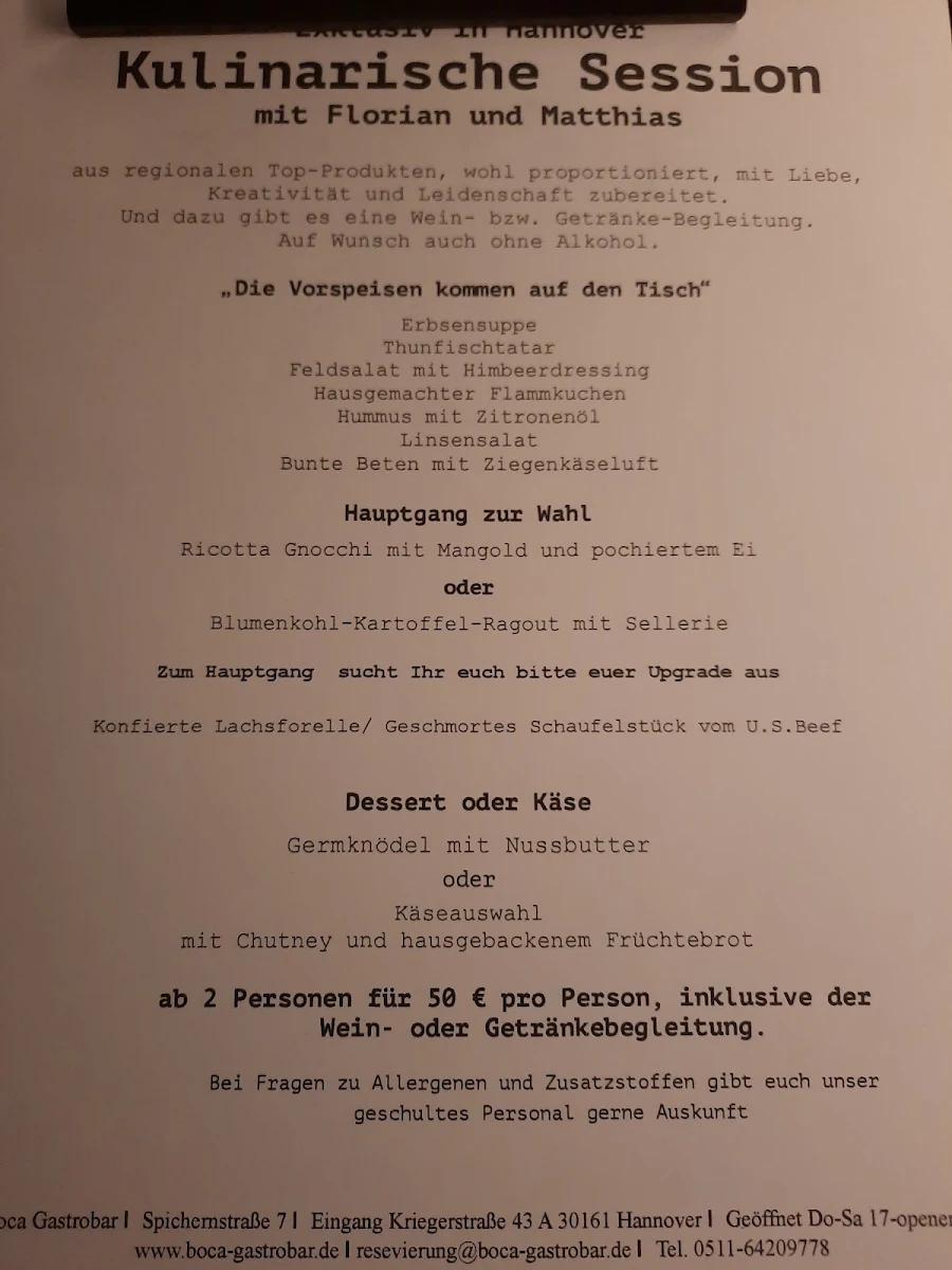 Speisekarte photo 3