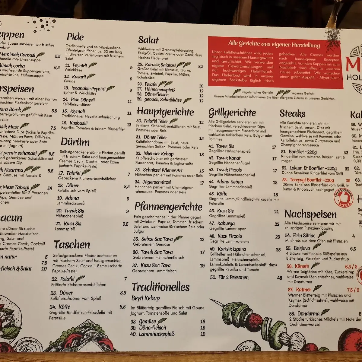 Speisekarte photo 1