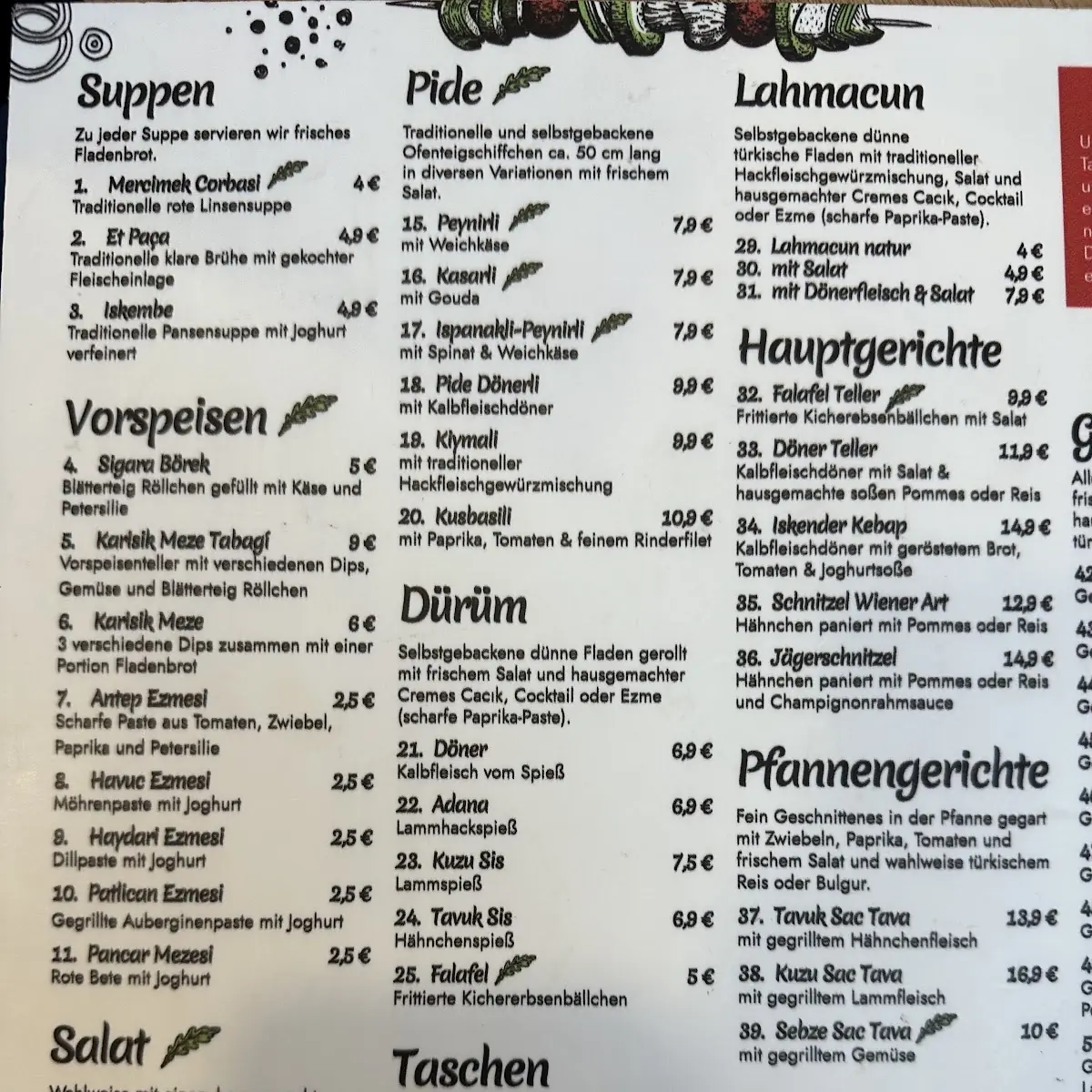Speisekarte photo 4