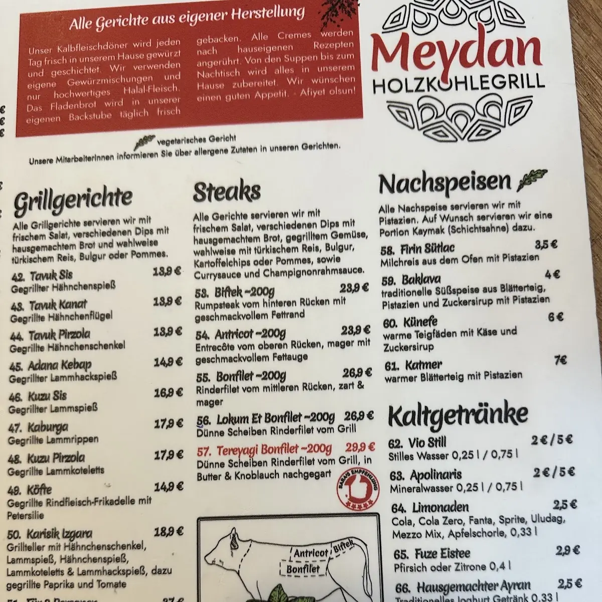 Speisekarte photo 5