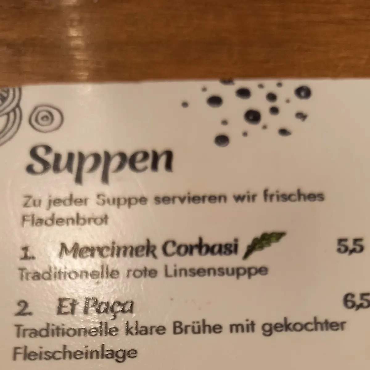 Speisekarte photo 8