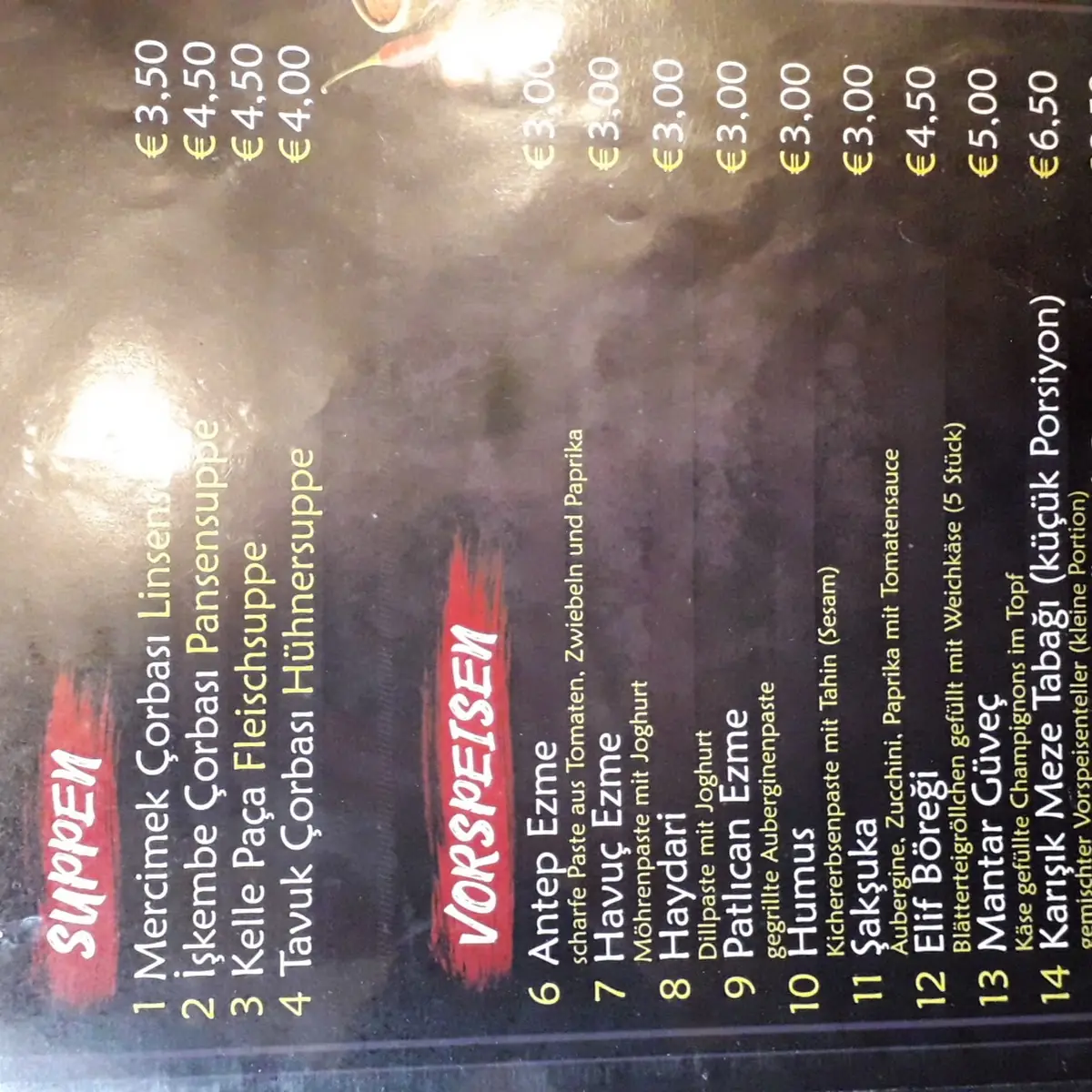Speisekarte photo 9