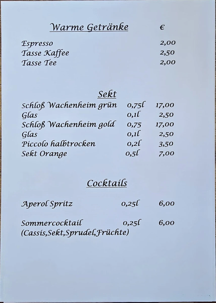 Speisekarte photo 4