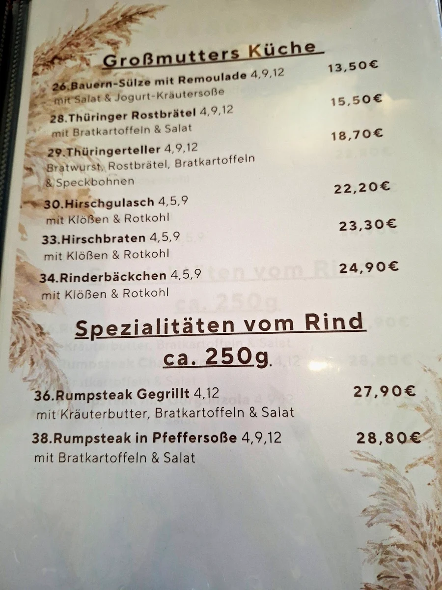 Speisekarte photo 4