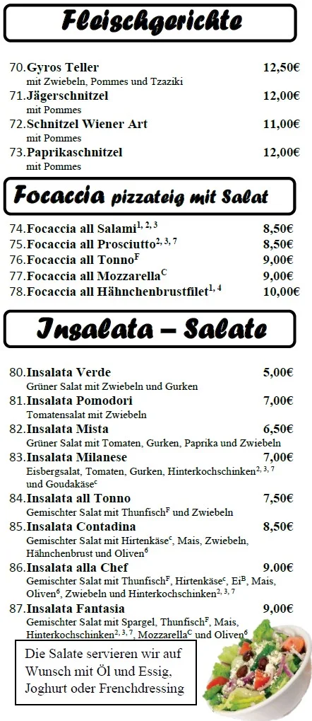 Speisekarte photo 1