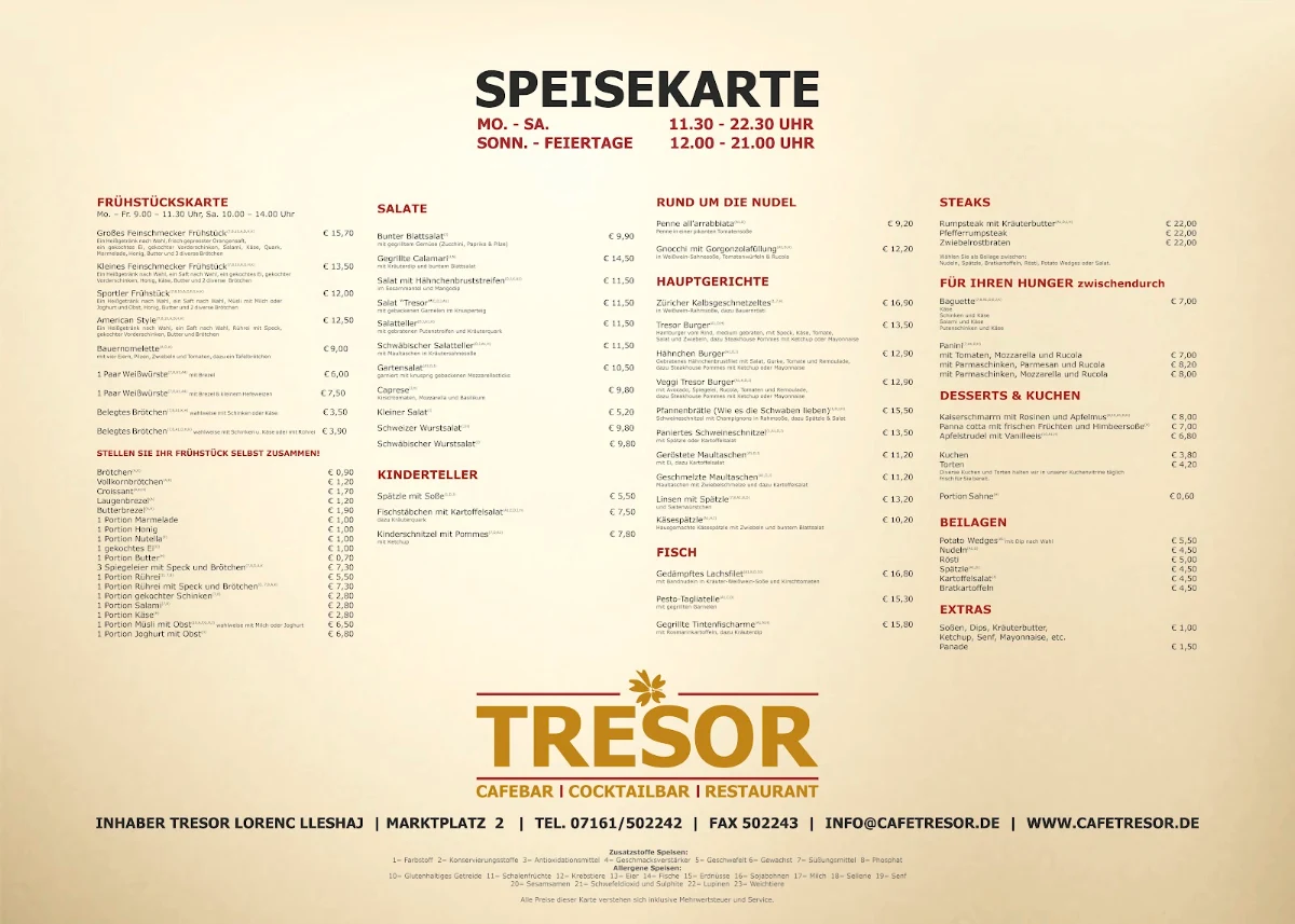 Speisekarte photo 1