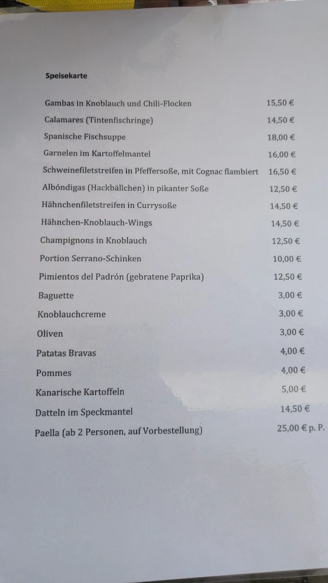 Speisekarte photo 1