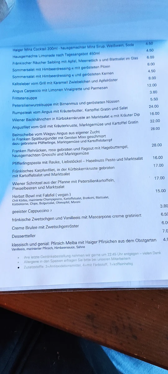 Speisekarte photo 3