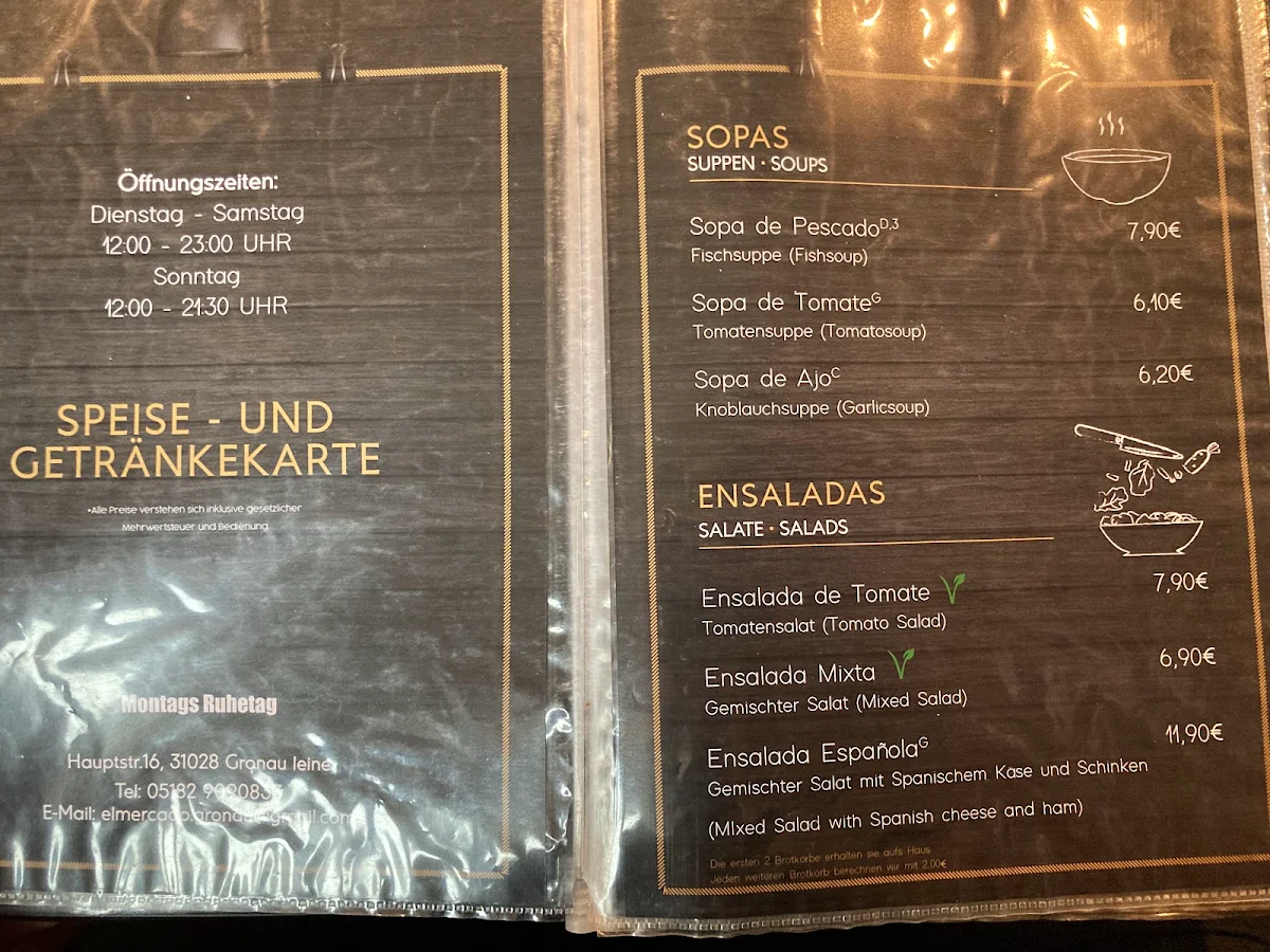 Speisekarte photo 1
