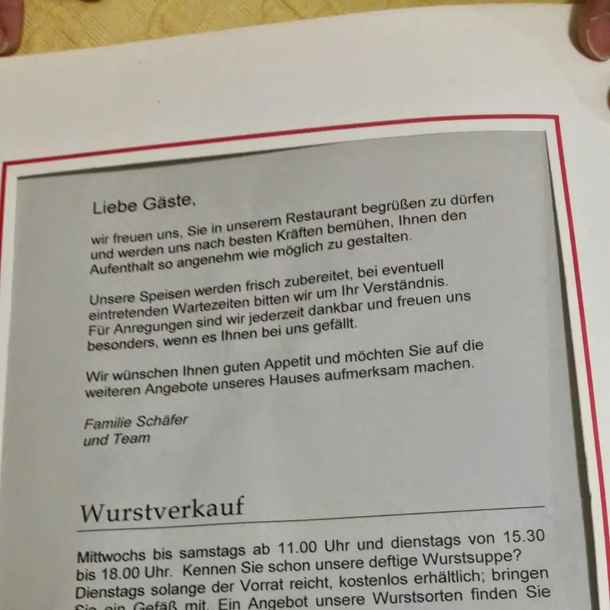 Speisekarte photo 4