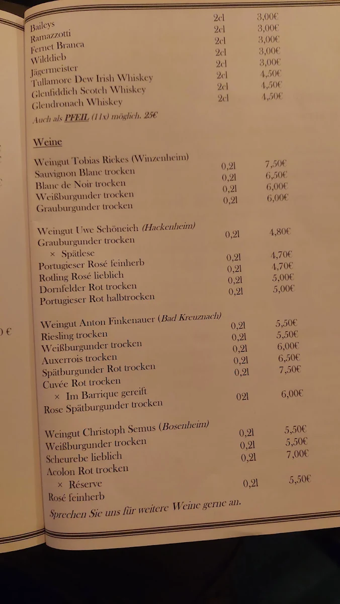 Speisekarte photo 2