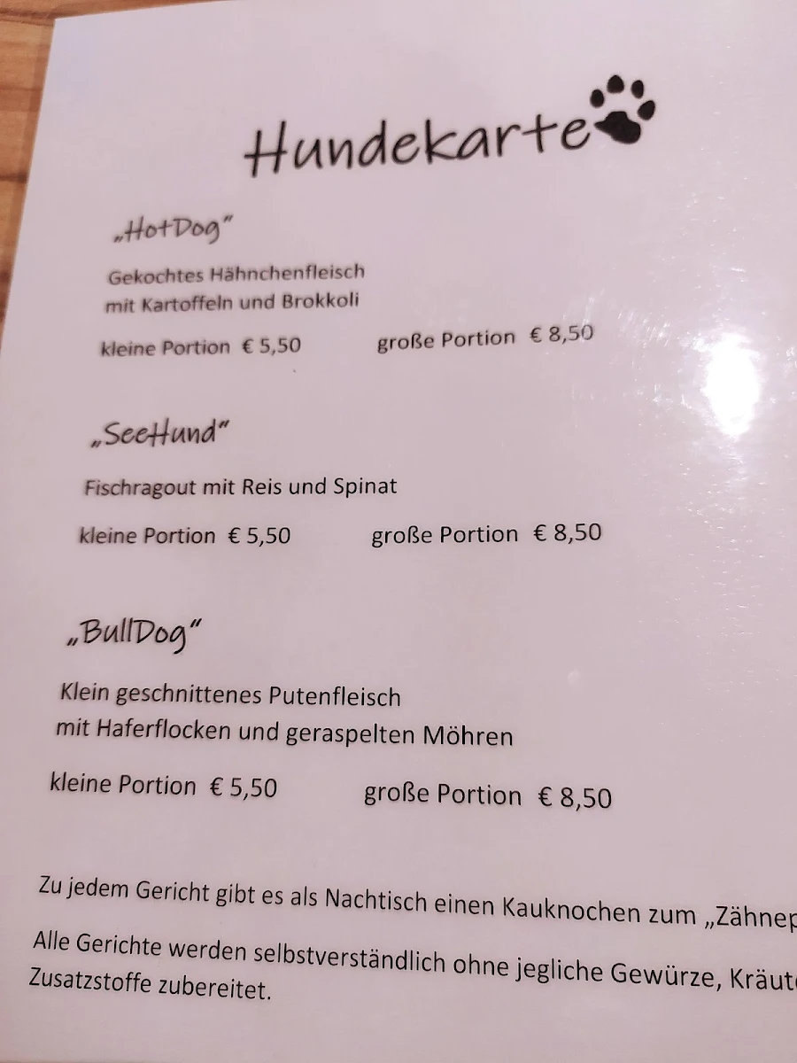 Speisekarte photo 2