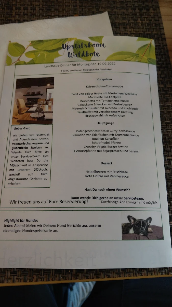 Speisekarte photo 5