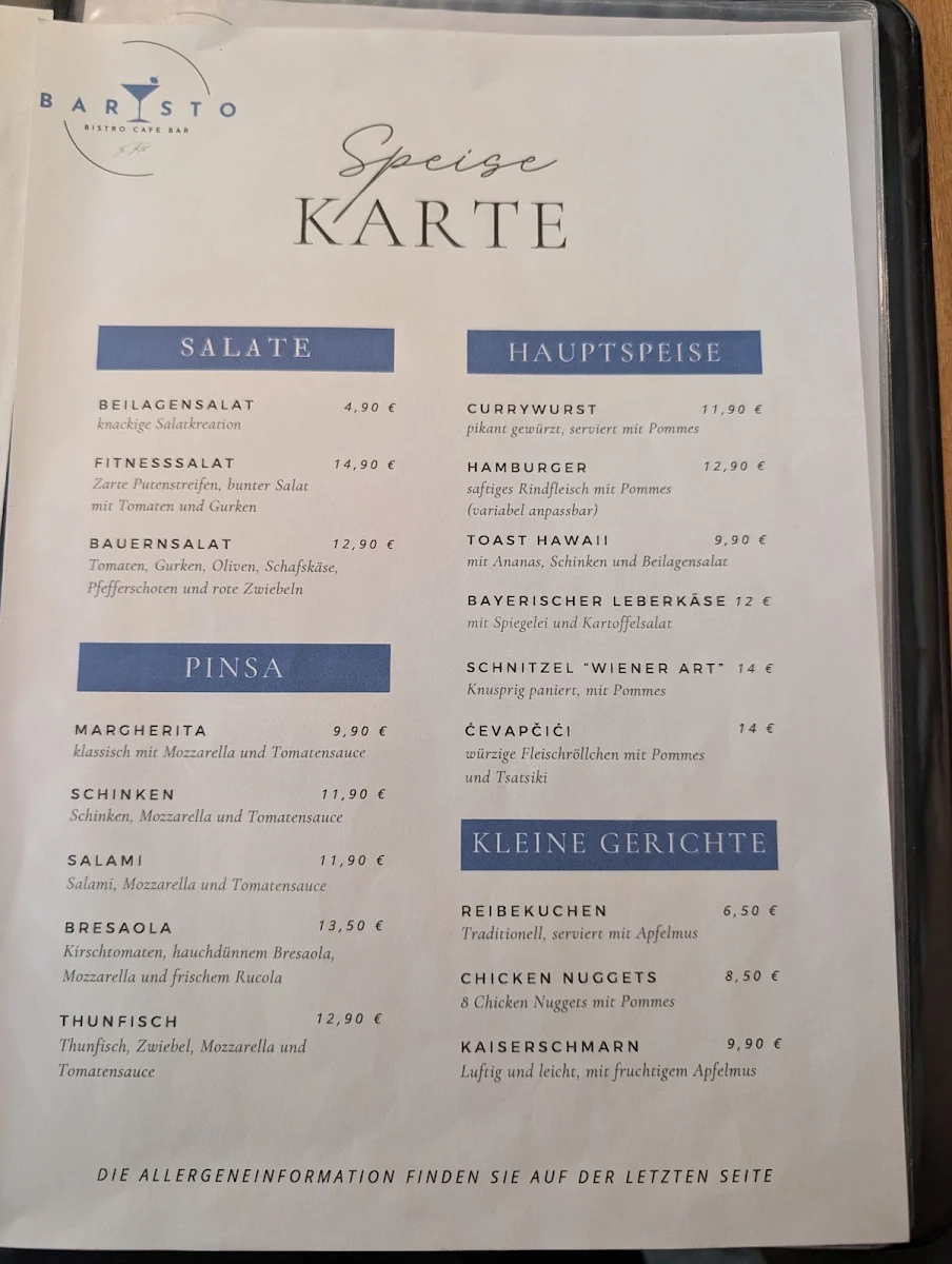 Speisekarte photo 2