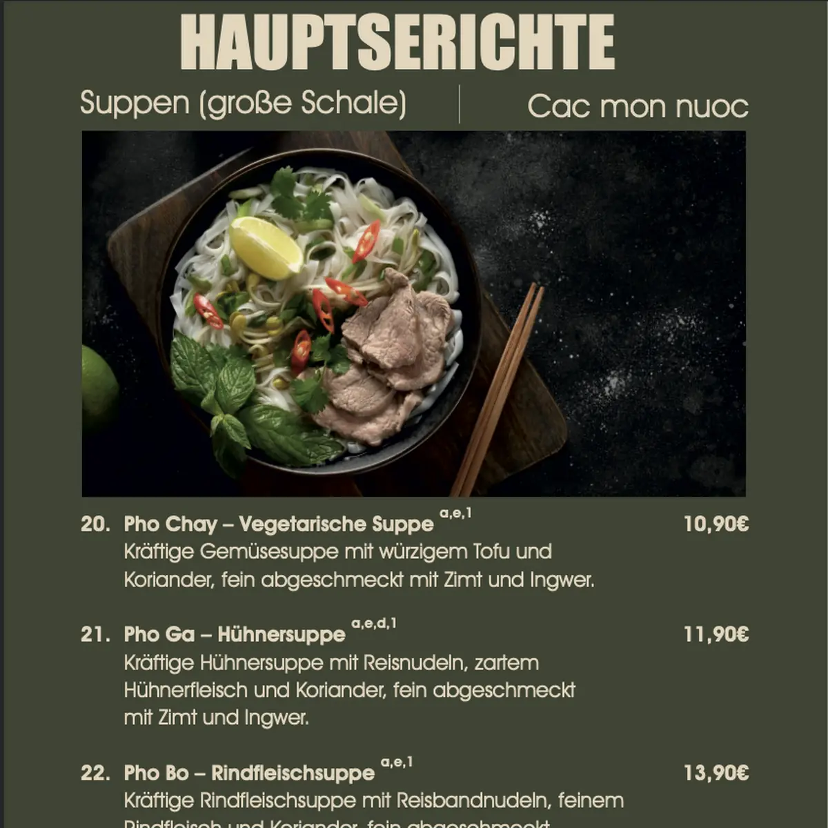 Speisekarte photo 2
