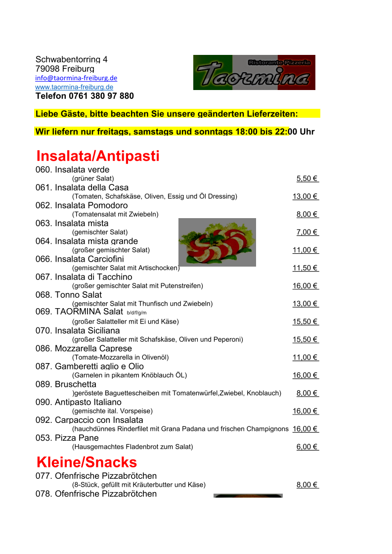 Speisekarte photo 5