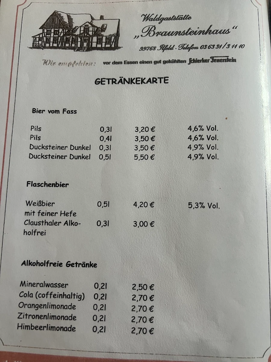 Speisekarte photo 1