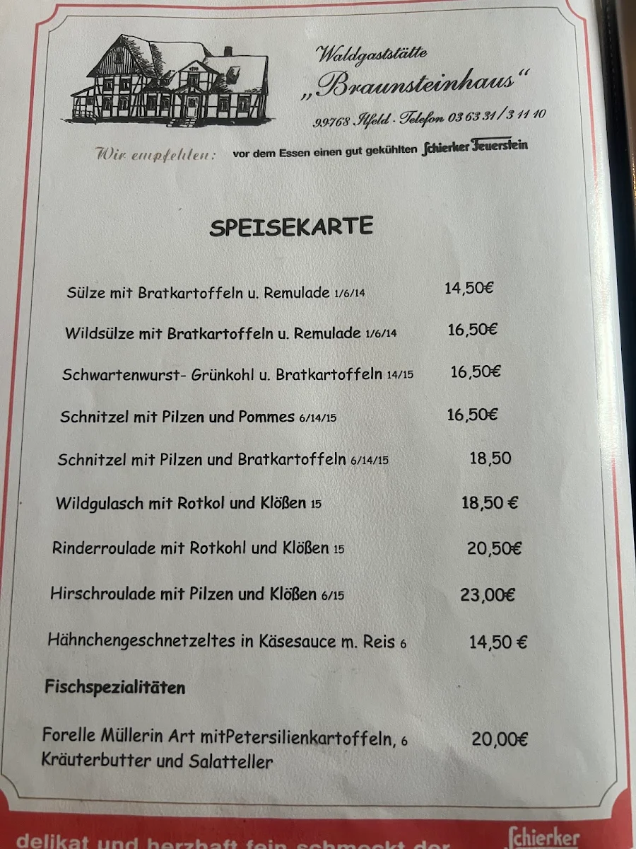 Speisekarte photo 2