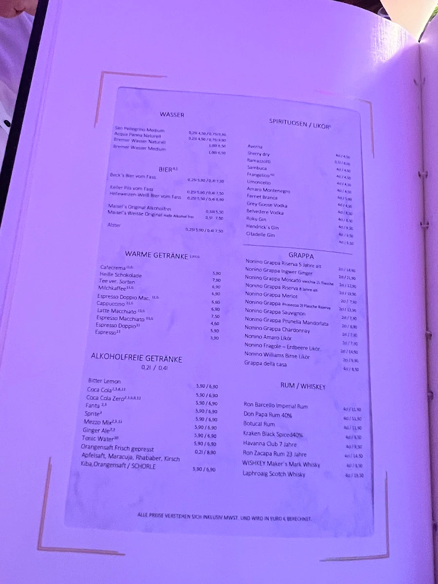 Speisekarte photo 6