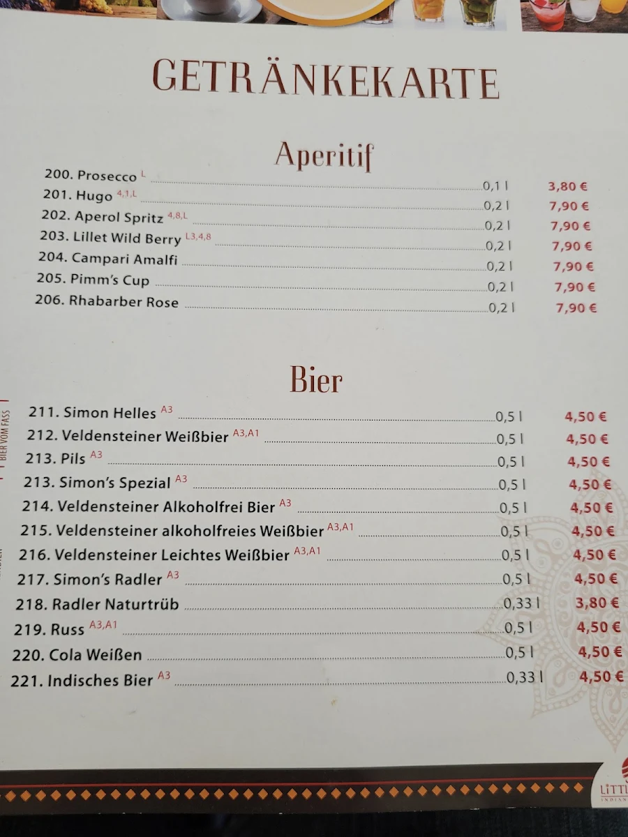 Speisekarte photo 8