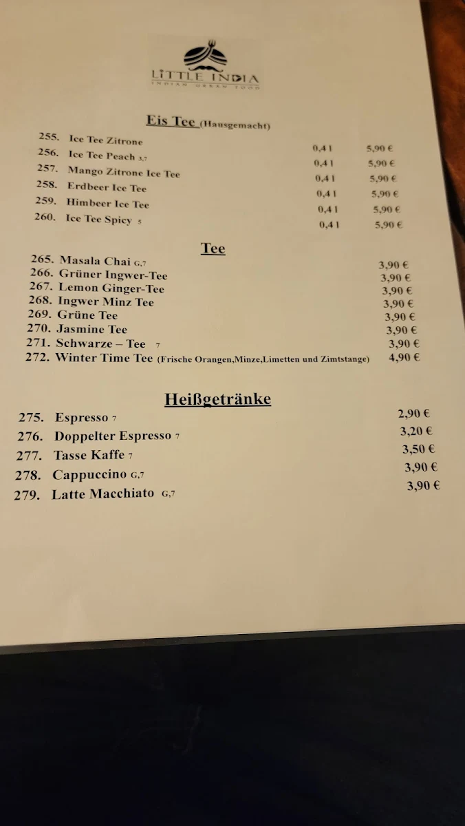 Speisekarte photo 9