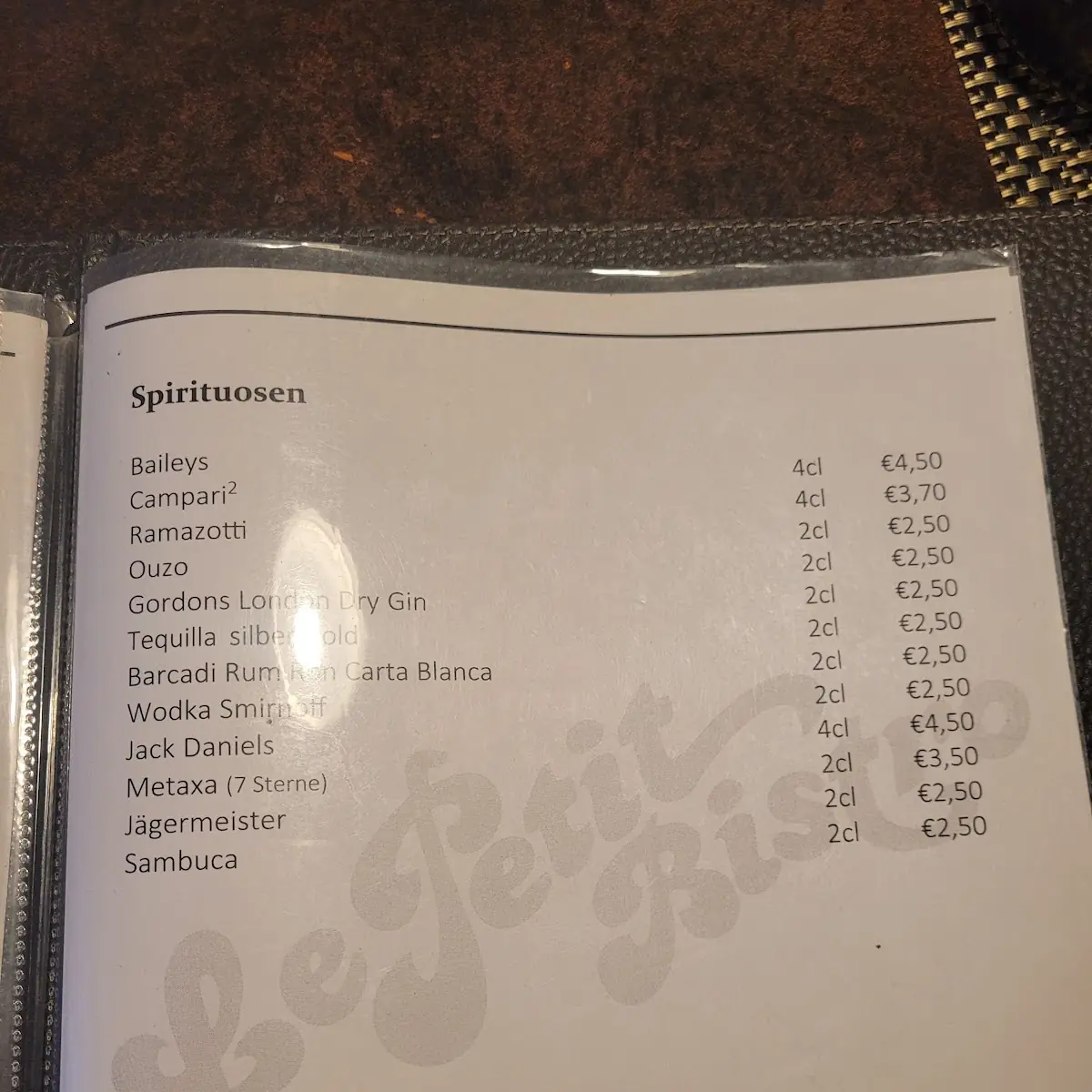Speisekarte photo 6