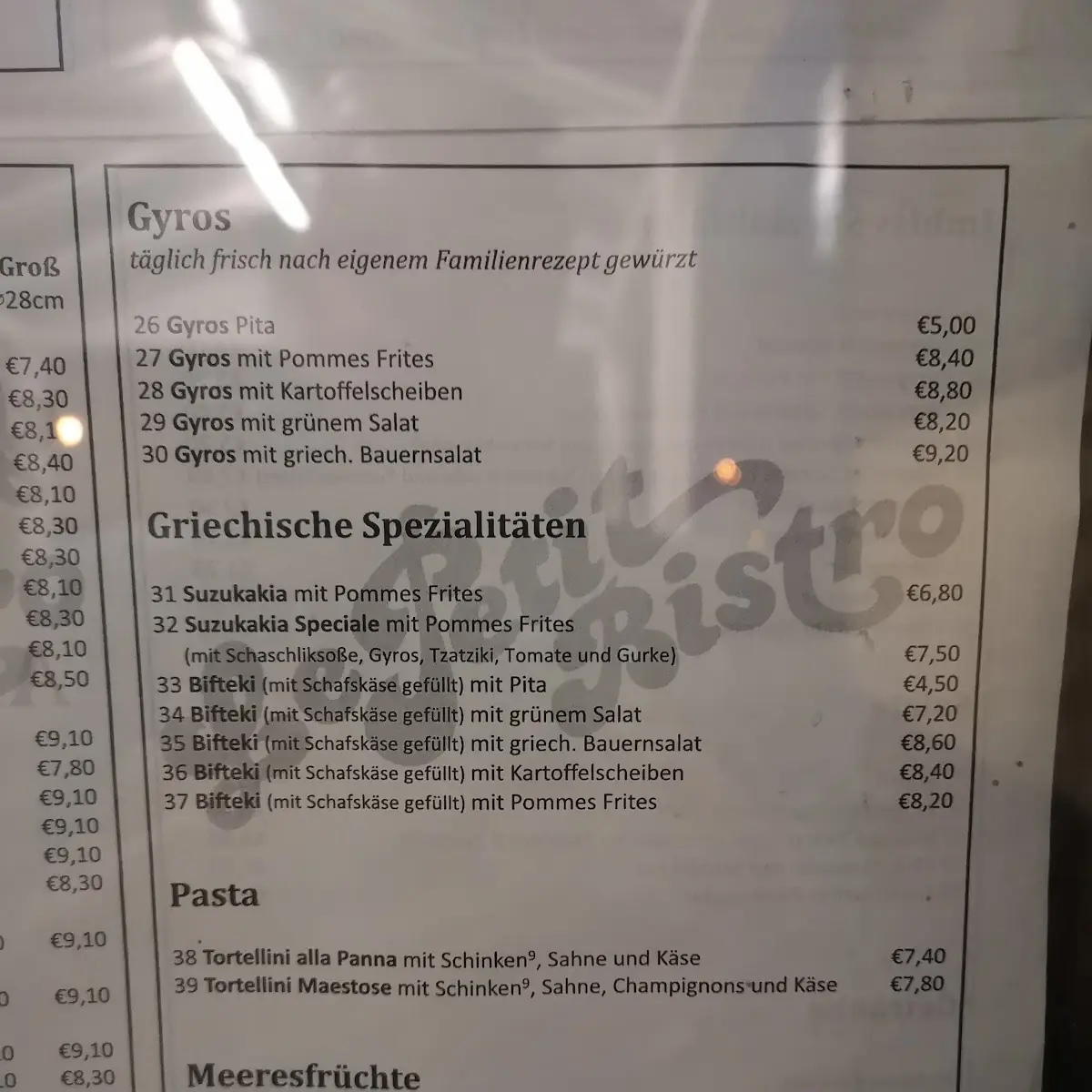 Speisekarte photo 7