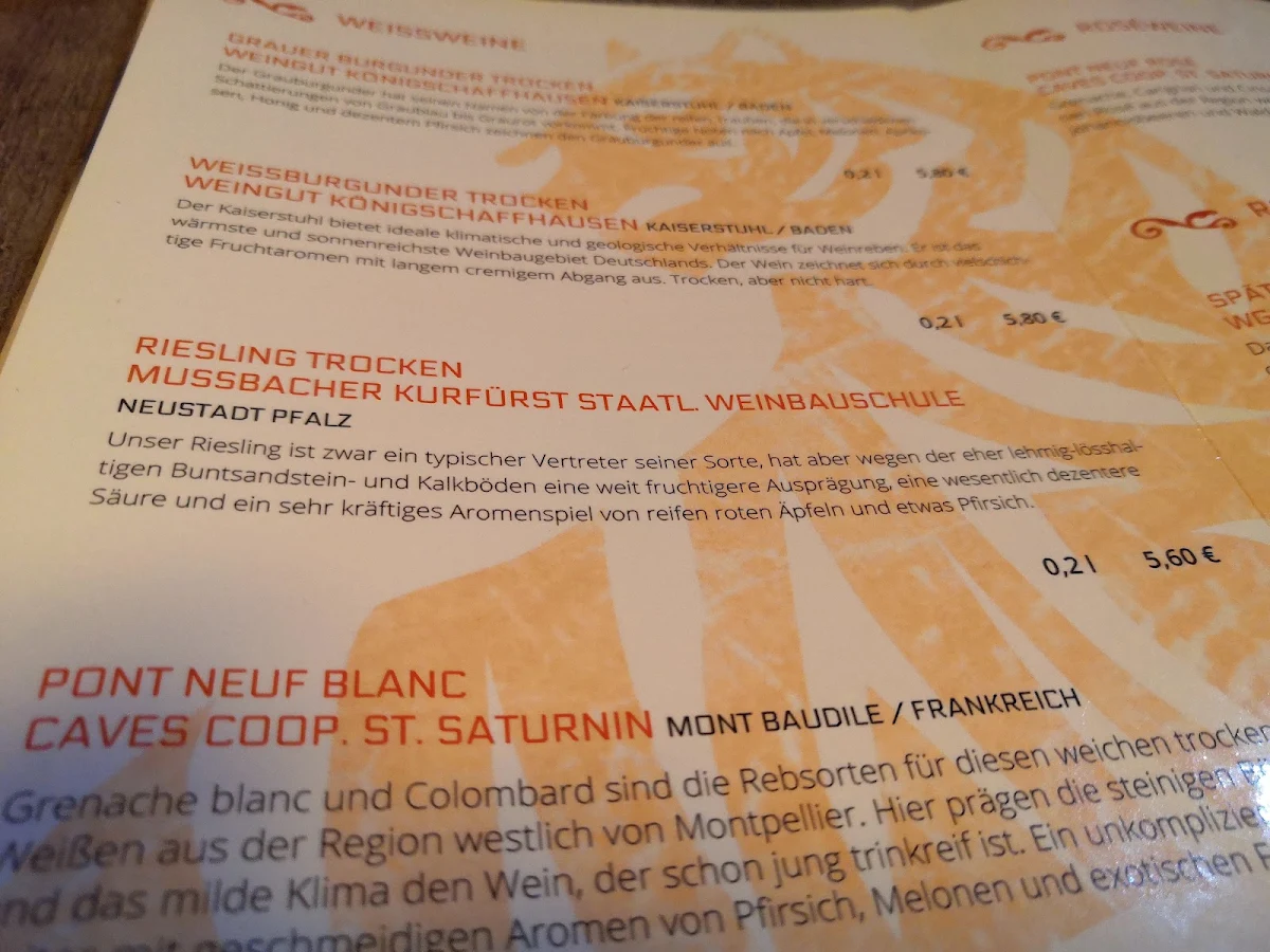 Speisekarte photo 4
