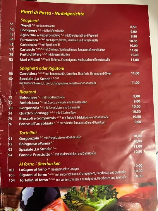 Speisekarte photo 2