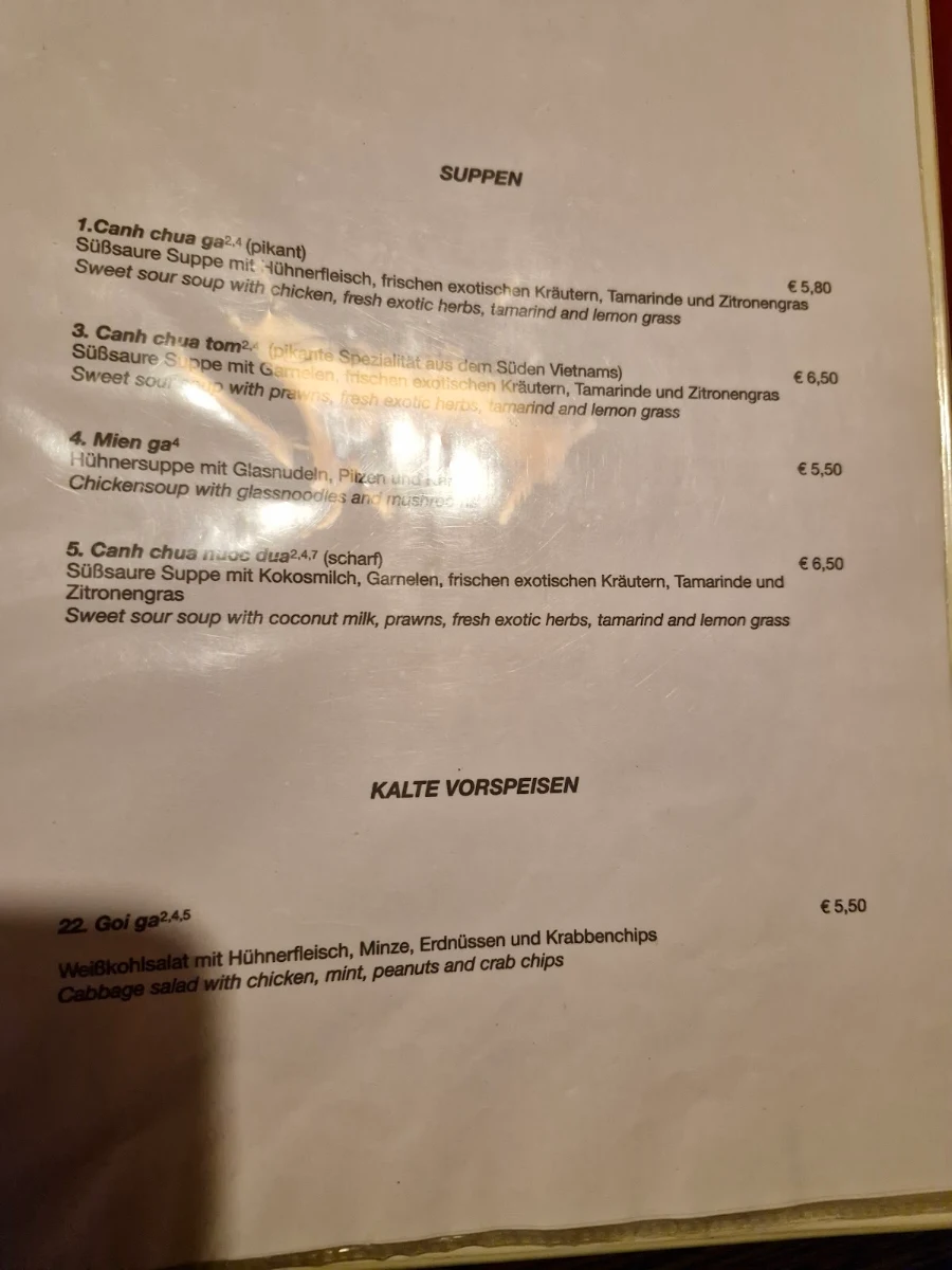 Speisekarte photo 7