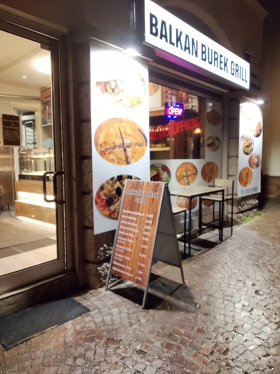 Speisekarte, Balkan Burek Grill