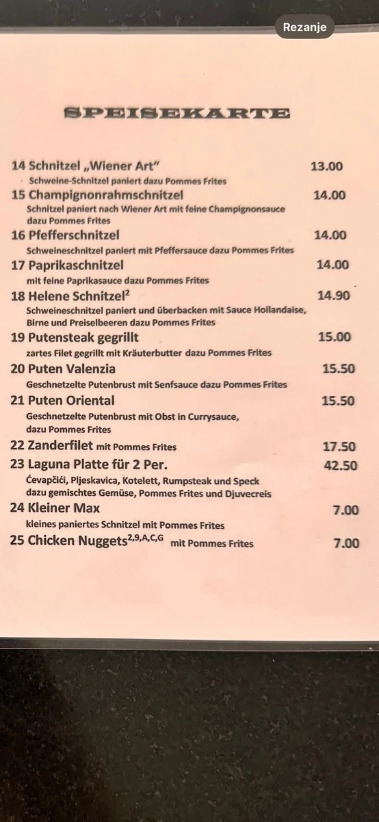 Speisekarte photo 6