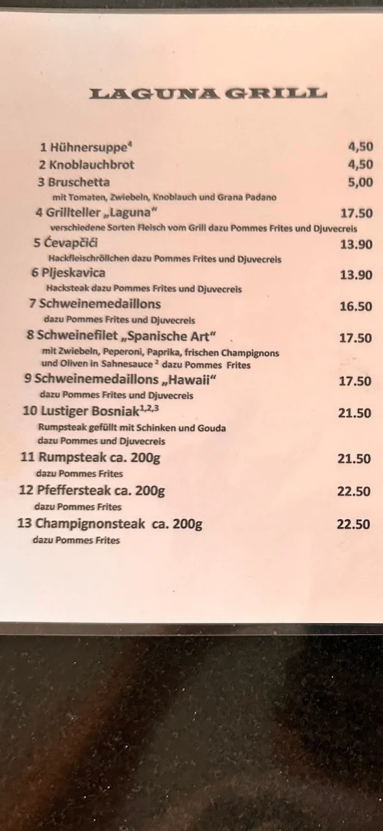 Speisekarte photo 7