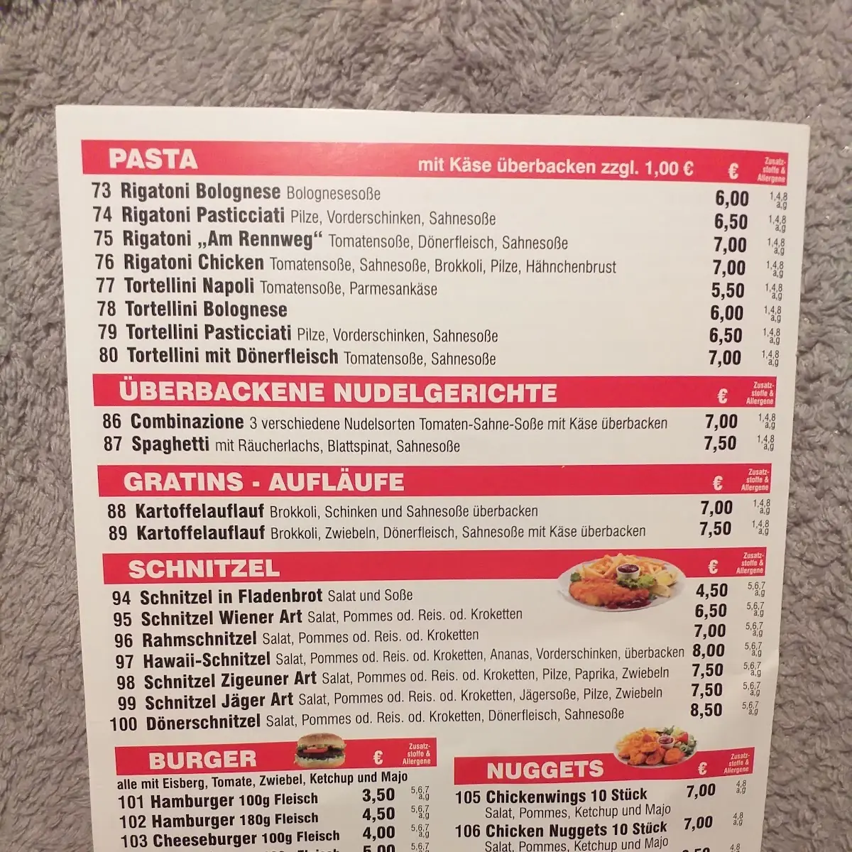 Speisekarte photo 4