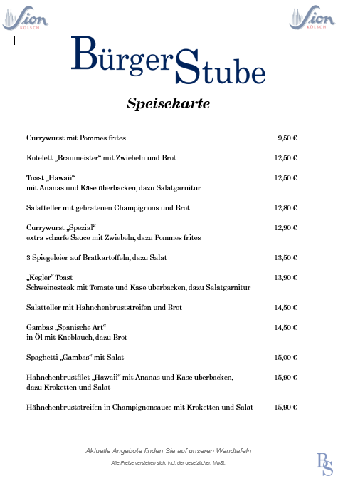 Speisekarte photo 3
