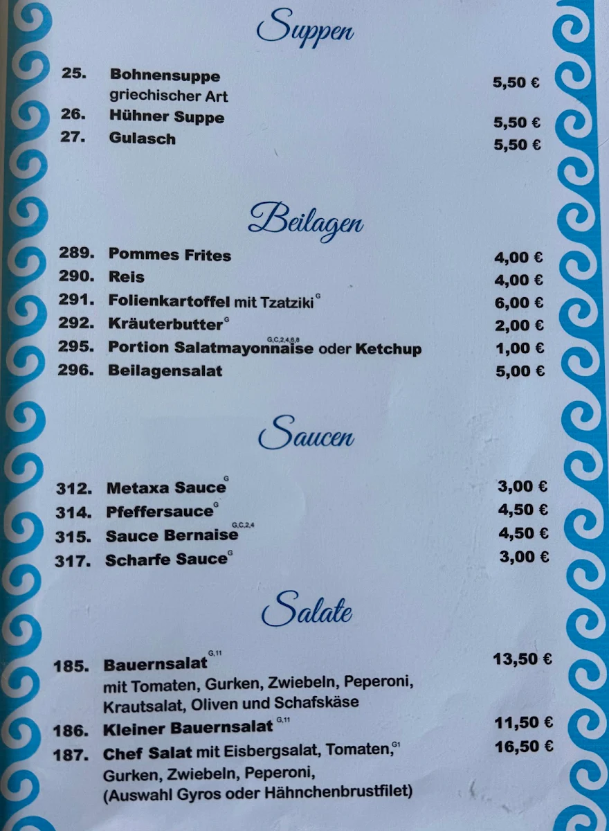 Speisekarte photo 1