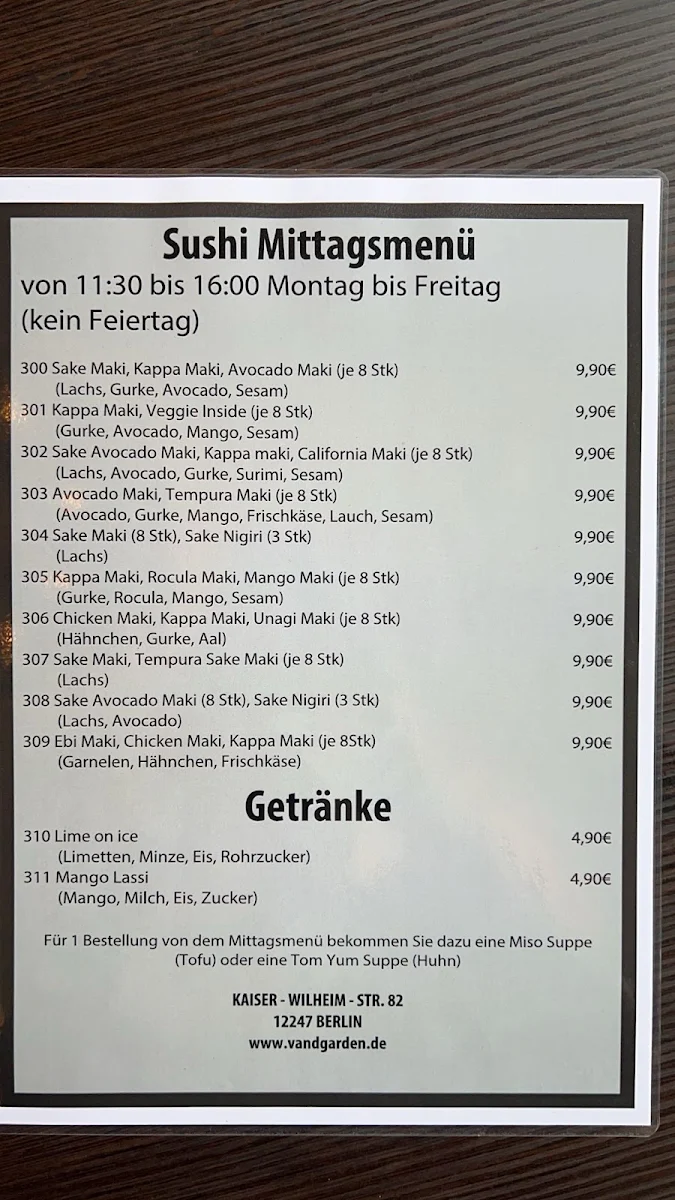 Speisekarte photo 1