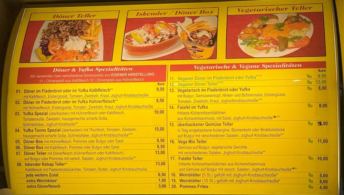 Speisekarte photo 1