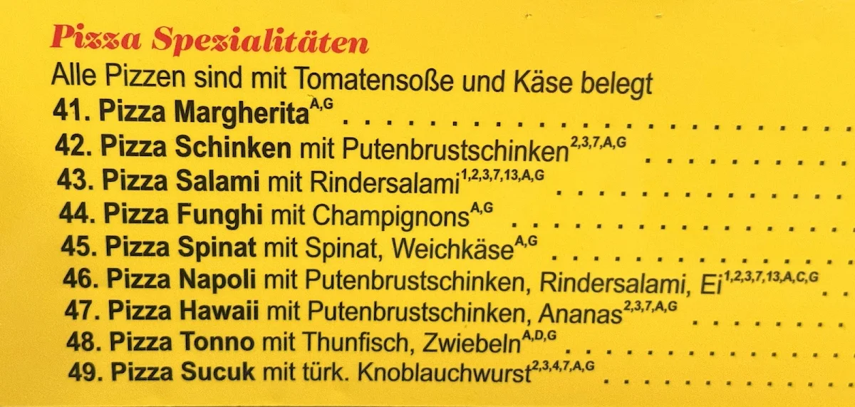 Speisekarte photo 10