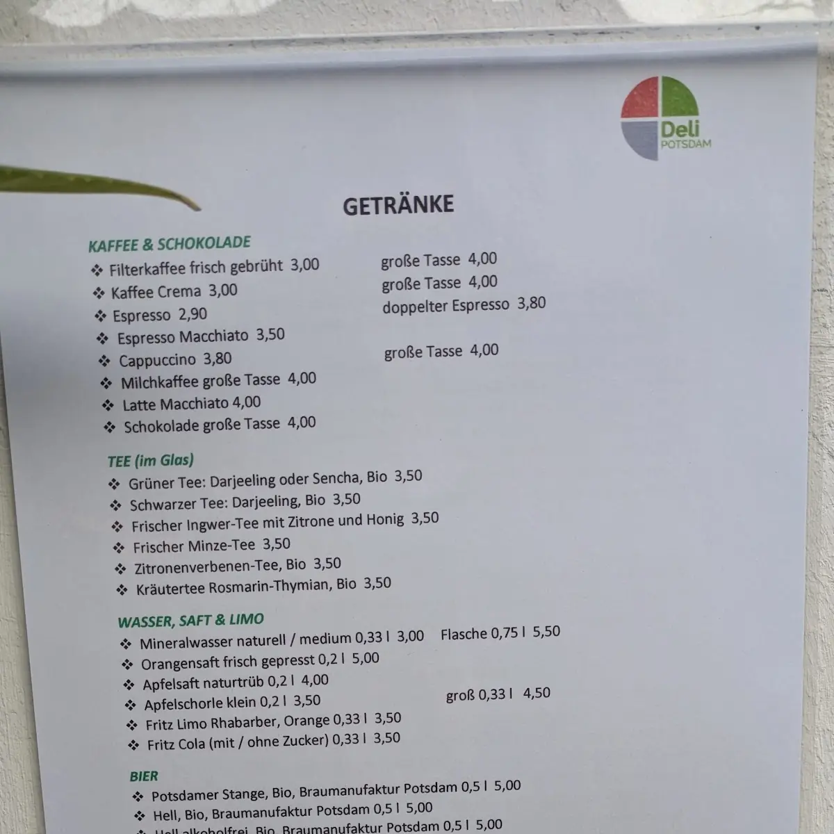 Speisekarte photo 3