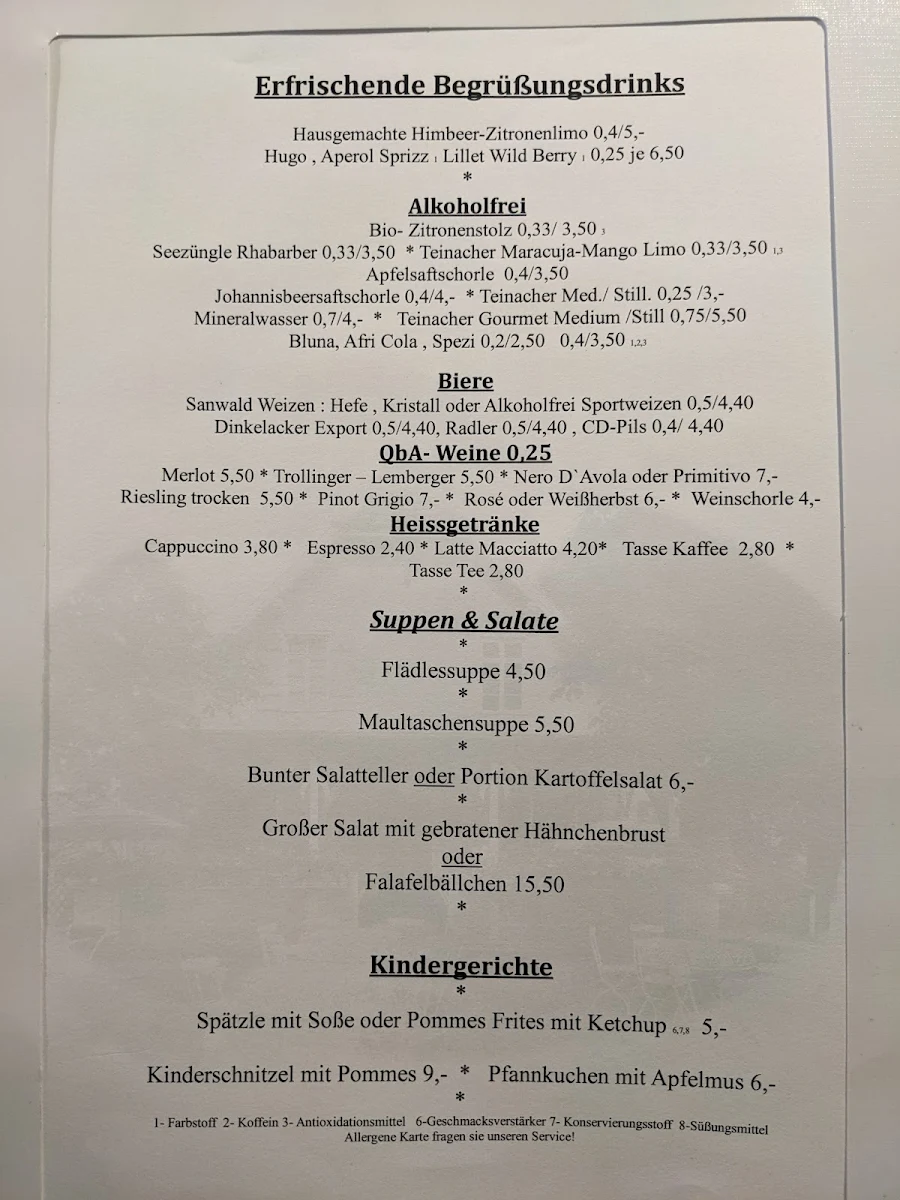 Speisekarte photo 1