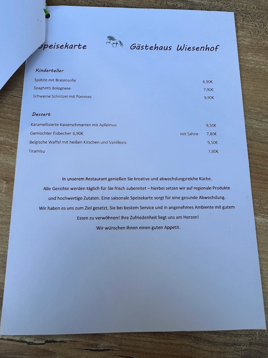 Speisekarte photo 2