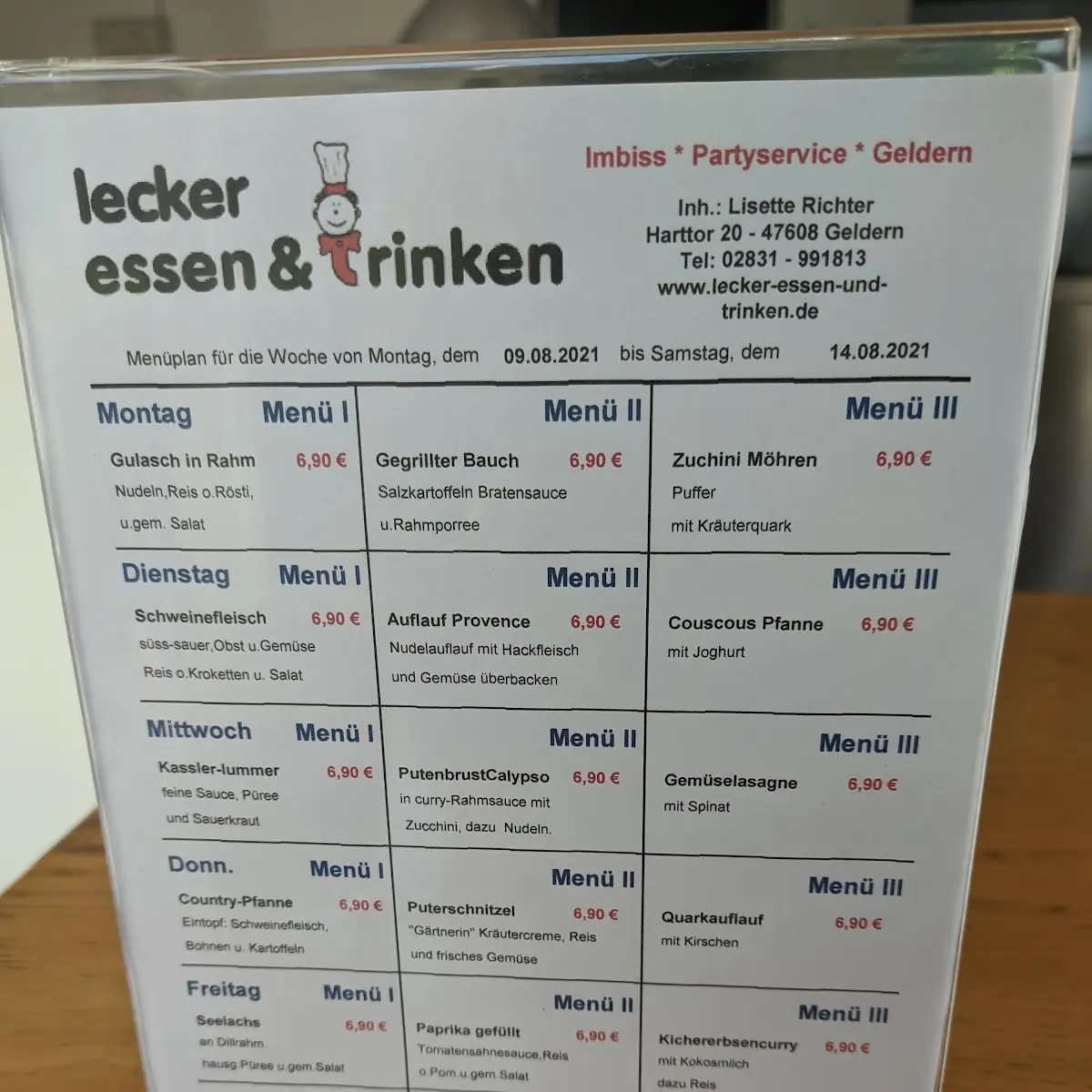 Speisekarte photo 5